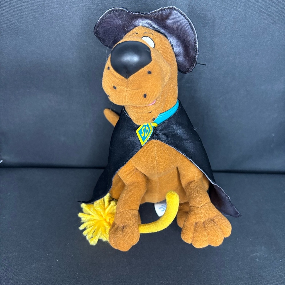 Scooby-Doo Stuffed Animal with Black Cape